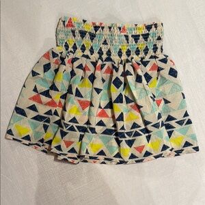 Colorful Geometric Patterned Skirt